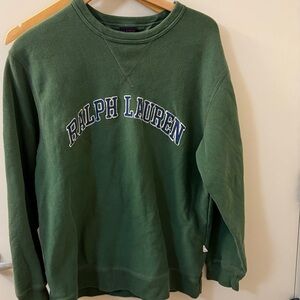 Vintage Polo Ralph Lauren Mens Size Large Crewneck Sweatshirt Spell Out 90s